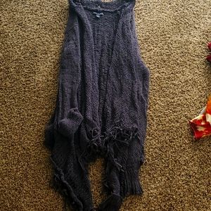 American Eagle Outfitters xs Dark blue knit cardigan